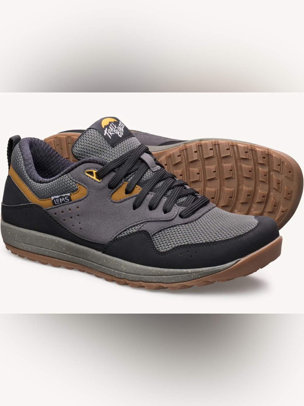 New Lems men’s Sz 10 Trail Blazer shoe sneaker knightfall barefoot running